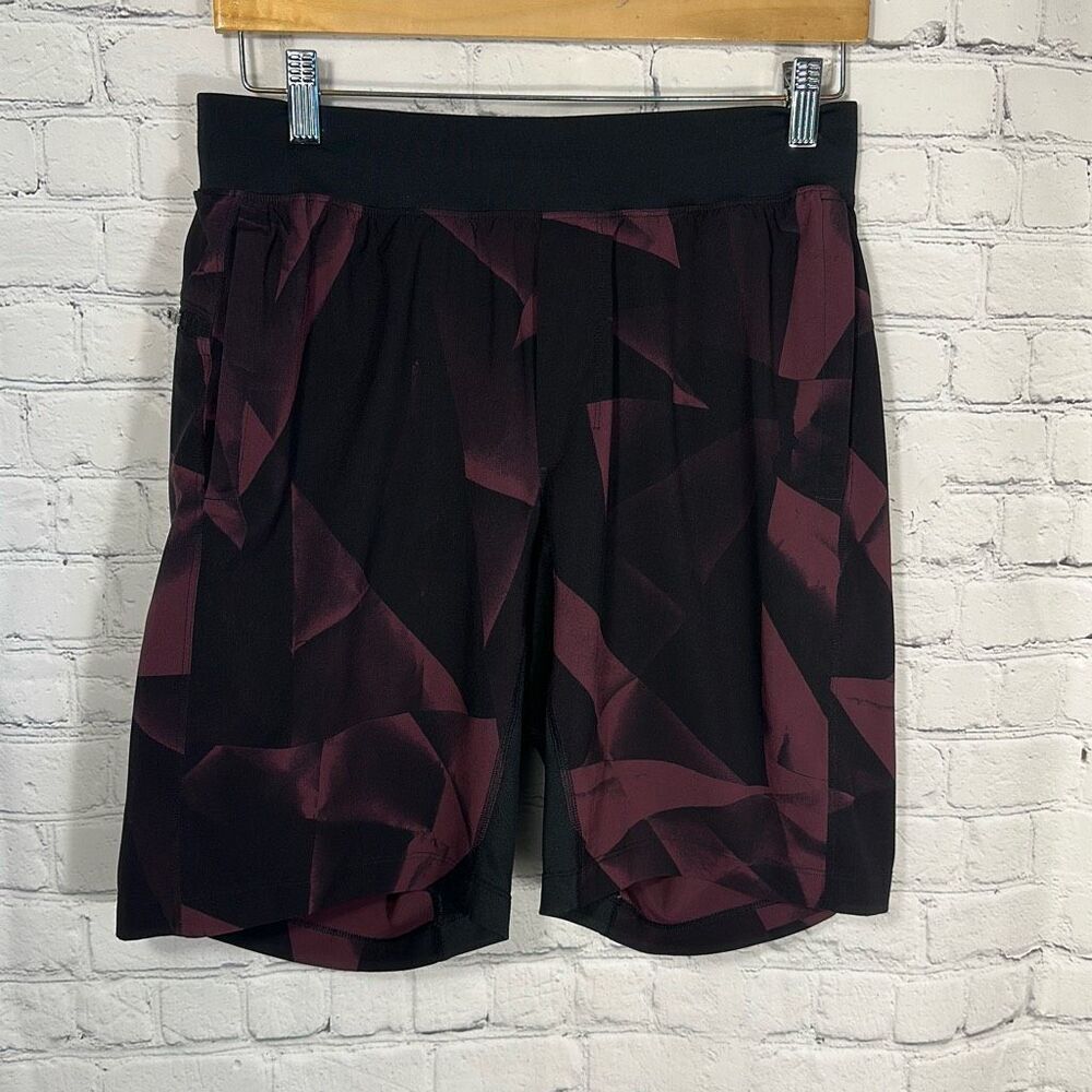 Lululemon THE Linerless Shorts Medium Black Gym Shorts Pockets drawstring